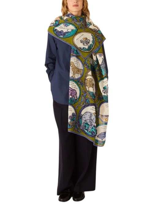 sciarpa donna 70x190 chance inoui militare Inoui Editions | SCARF 70 CHANCE INOUIKHAKI